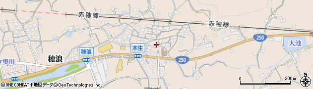 岡山県備前市穂浪1314周辺の地図