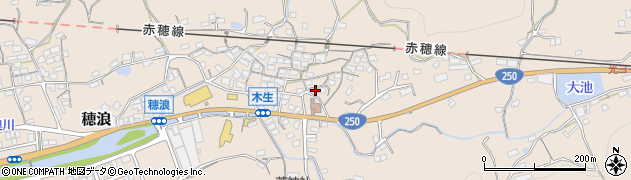 岡山県備前市穂浪1304周辺の地図