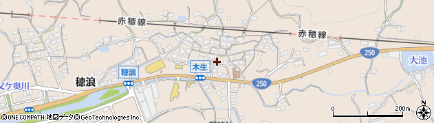 岡山県備前市穂浪1318周辺の地図