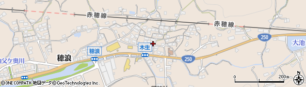岡山県備前市穂浪1319周辺の地図