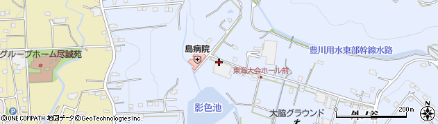 愛知県豊橋市雲谷町外ノ谷279周辺の地図