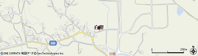 三重県伊賀市白樫周辺の地図