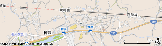岡山県備前市穂浪1331周辺の地図