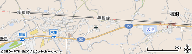 岡山県備前市穂浪1598周辺の地図