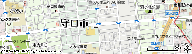 ほっかほっか亭　西郷通店周辺の地図