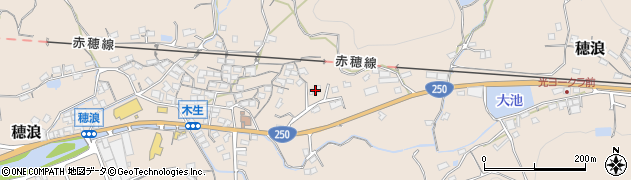 岡山県備前市穂浪1593周辺の地図