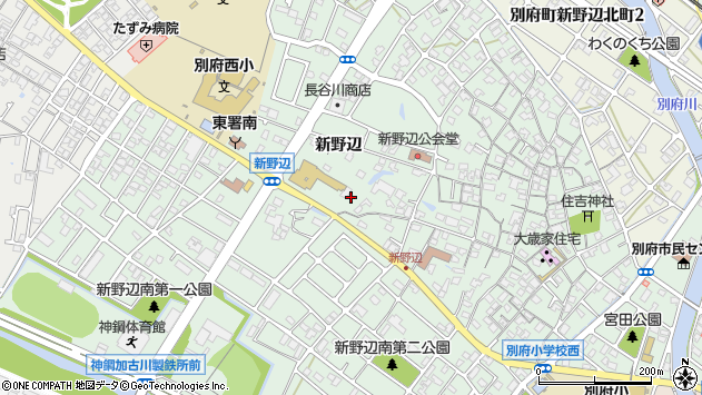 〒675-0131 兵庫県加古川市別府町新野辺の地図