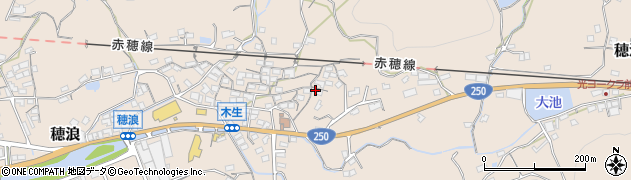 岡山県備前市穂浪1631周辺の地図