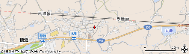 岡山県備前市穂浪1310周辺の地図