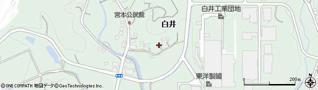 静岡県牧之原市白井732周辺の地図