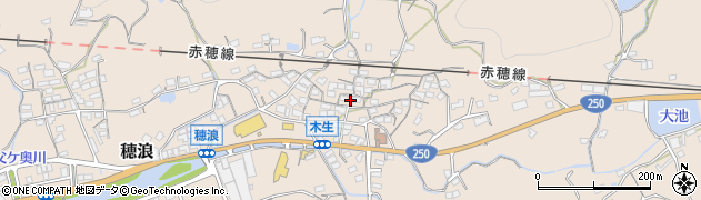 岡山県備前市穂浪1378周辺の地図
