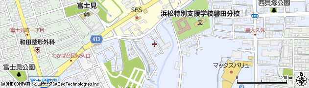 静岡県磐田市西貝塚3571周辺の地図