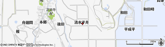 愛知県知多郡南知多町豊丘清水平井周辺の地図