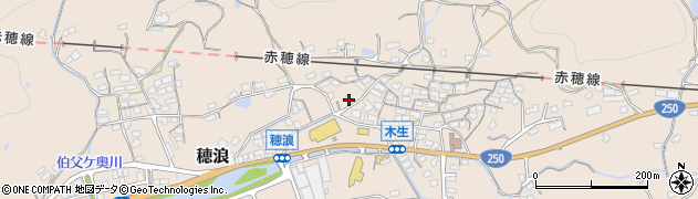 岡山県備前市穂浪1277周辺の地図