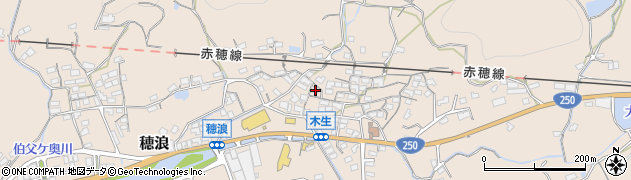 岡山県備前市穂浪1343周辺の地図
