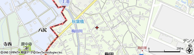 静岡県湖西市梅田575周辺の地図