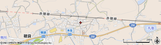 岡山県備前市穂浪1381周辺の地図