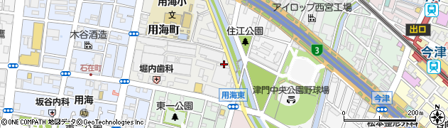 甲子園六湛寺線周辺の地図