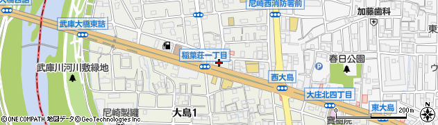 松屋武庫川店周辺の地図