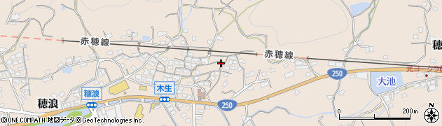 岡山県備前市穂浪1404周辺の地図