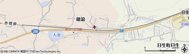 岡山県備前市穂浪1967周辺の地図