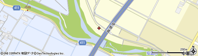 安濃川高架橋周辺の地図