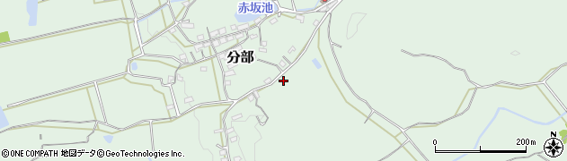 三重県津市分部1433周辺の地図