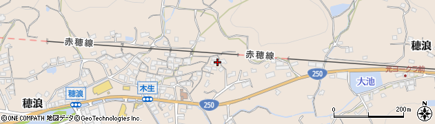 岡山県備前市穂浪1620周辺の地図