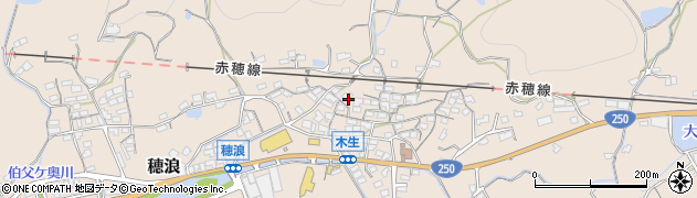 岡山県備前市穂浪1348周辺の地図