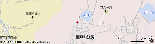 岡山県岡山市東区瀬戸町江尻1709周辺の地図