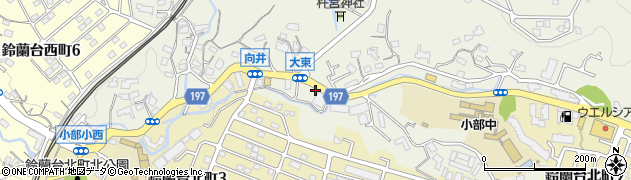 兵庫県神戸市北区山田町小部（宮ノ前）周辺の地図
