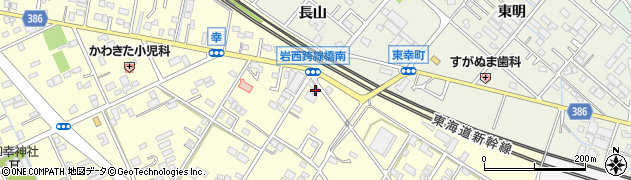 愛知県豊橋市西幸町東脇3周辺の地図