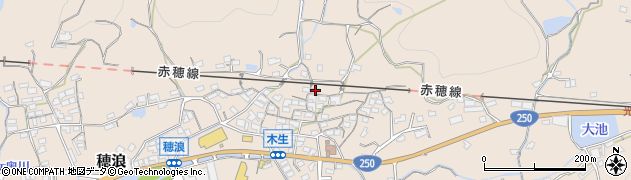 岡山県備前市穂浪1384周辺の地図