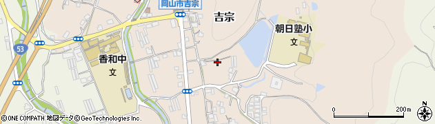 岡山県岡山市北区吉宗891周辺の地図