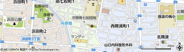 南七松公園周辺の地図