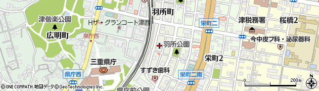 株式会社建通新聞社三重支局周辺の地図