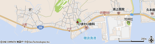 小山軍人穂浪カキ作業所周辺の地図