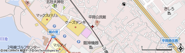 兵庫県加古川市平岡町土山864周辺の地図