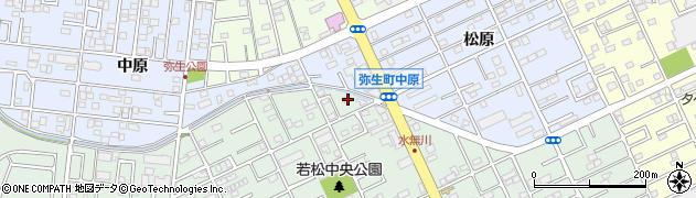 愛知県豊橋市曙町若松1周辺の地図