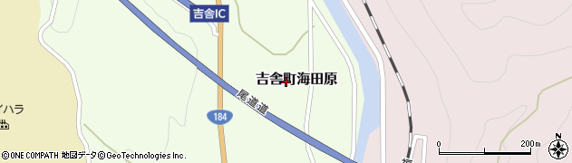 広島県三次市吉舎町海田原周辺の地図
