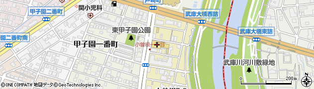 兵庫三菱自動車販売株式会社　西宮店サービス課周辺の地図
