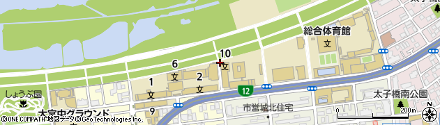 大阪工業大学工学部　事務室周辺の地図
