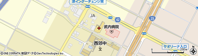 Ａコープ津店周辺の地図