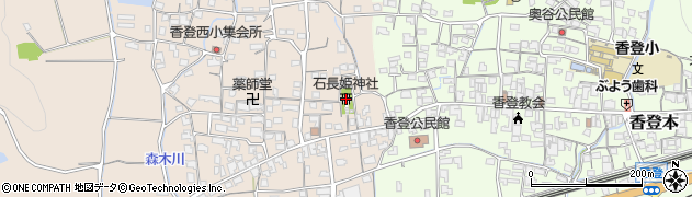 石長姫神社周辺の地図