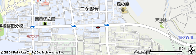 カーブス磐田三ヶ野台周辺の地図