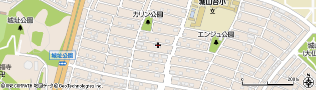 京都府木津川市城山台周辺の地図