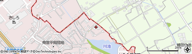 兵庫県加古川市平岡町土山430周辺の地図