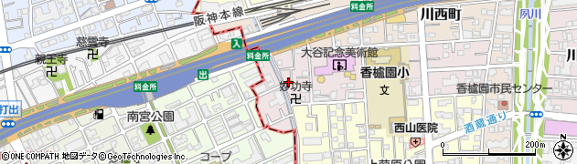兵庫県西宮市中浜町5-22周辺の地図
