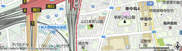 山口本町公園周辺の地図