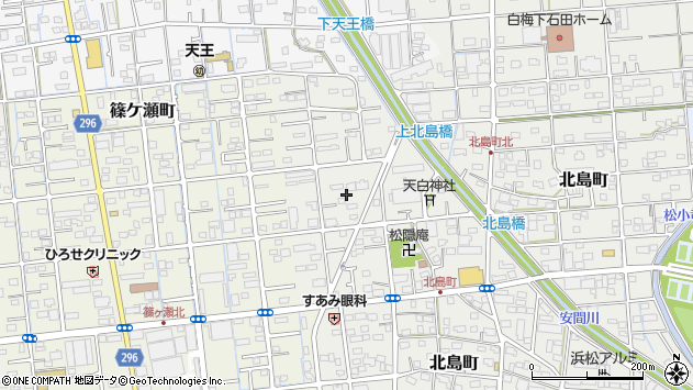 〒435-0041 静岡県浜松市中央区北島町の地図